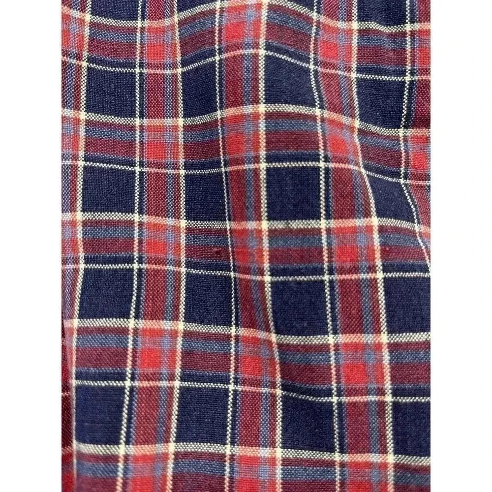Polo Ralph Lauren Cotton Button Down Shirt Red Blue Plaid Men's Size 2XL. - Picture 12 of 14